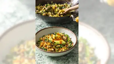 Want something different for breakfast? Try making fried rice