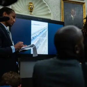 Trump Claimed a Video Showed ‘Burial Sites’ of White Farmers. It Didn’t.