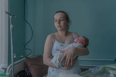 Inside Ukraine's last maternity ward in a region surrounded by Russian forces
