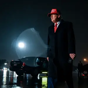 Trump Amplifies Outlandish Robot Biden Conspiracy Theory