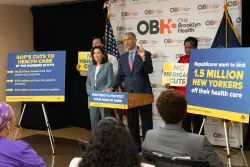 Hochul, Jeffries warn GOP health bill would cut billions from New York’s Medicaid funding