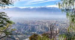 A hike on Cerro San Cristobal with stunning views of the Chilean Andes