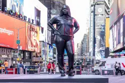 A statue of a Black woman in Times Square sparks discourse, inspiration and internet hate