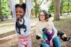 A disabled mom's message to parents: We all need help, and it's OK to ask for it